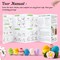 Crochet Yarn Kit for Beginners & Adults – 1650 Yards, 30 Color Acrylic Skeins, Complete 73-Piece Crochet Set with Hooks, Accessories & User Manual for Amigurumi, Scarves & DIY Projects